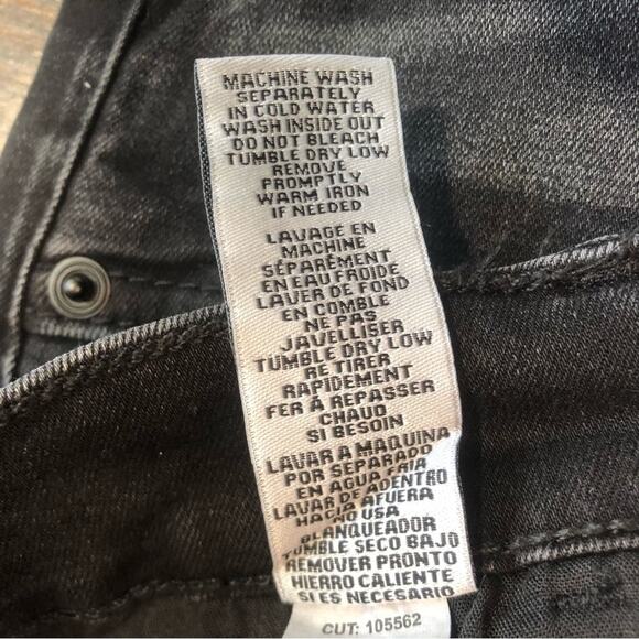 Altar’d State Jeans Women’s Sz 27 High Rise Grunge Black Stretch Deb Boho Hippie - Picture 10 of 12